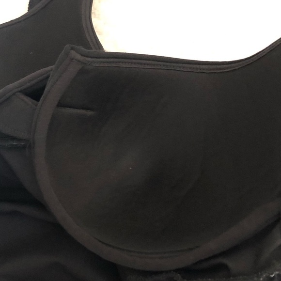 Miraclesuit Tankini Top Underwire Black Size 10 - Picture 7 of 8